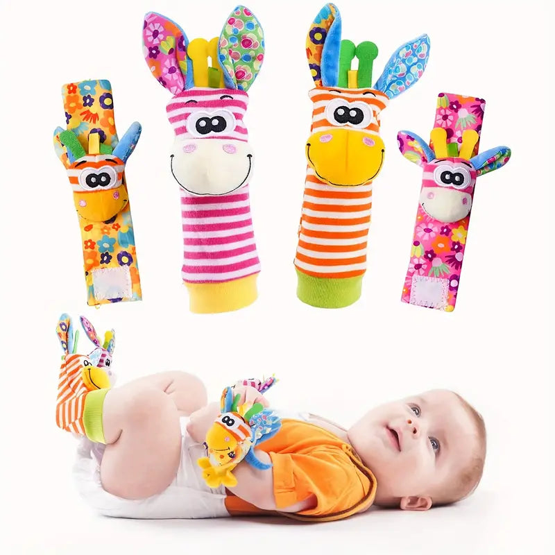 Rattlefun Set Sonajero De Muneca Y Pies
