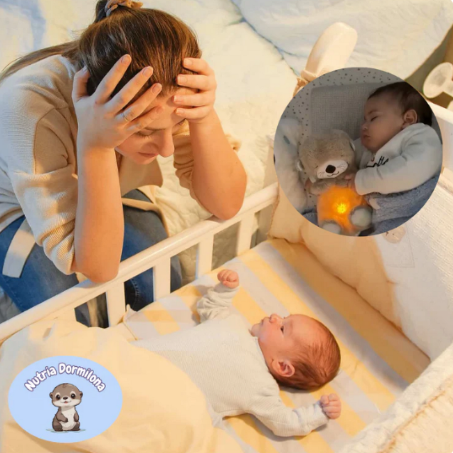Nutria Peluche Dormir Calma Bebe
