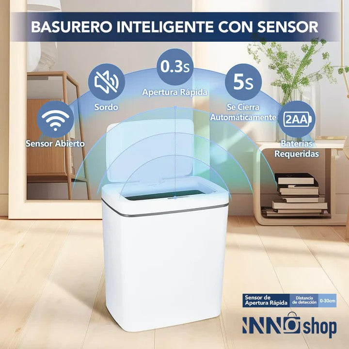 BOTE BASURA INTELIGENTE CON SENSOR