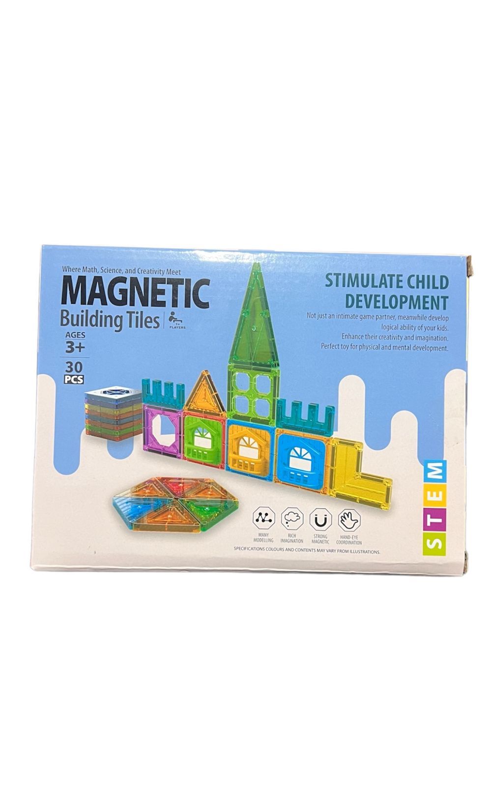 Bloques Magneticos Para Construir 30 Pi